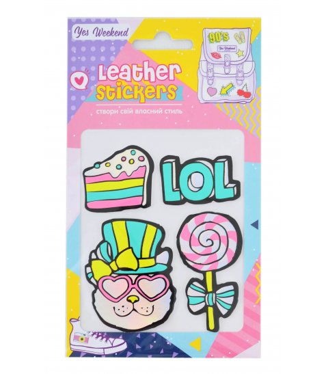 Набір наклейок YES Leather stikers Sweets