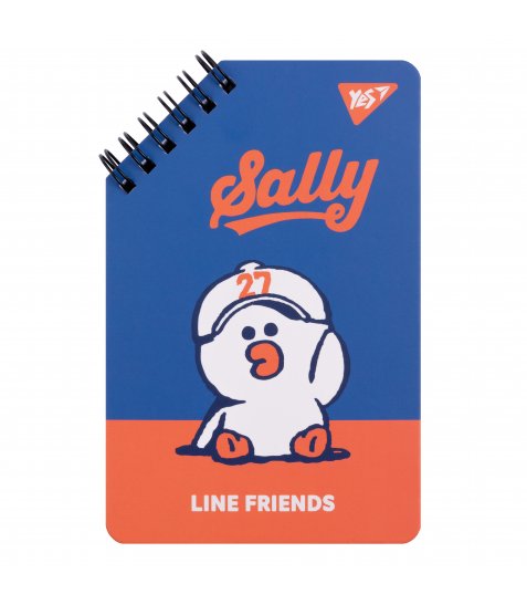 Блокнот YES 95х145 мм, 60 арк., подв. cпіраль Line Friends Sally