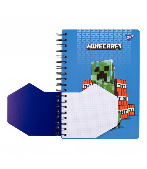 Блокнот YES 2 в 1 В5 В7 80 арк 20 арк подв спіраль Minecraft TNT клітинка