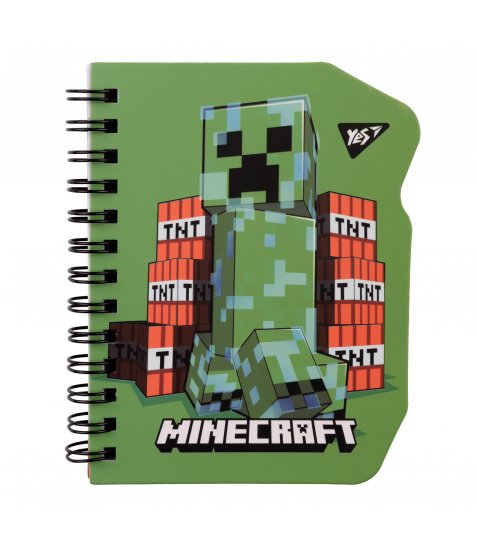 Блокнот Yes В7 60 аркушів подв спіраль Minecraft Creeper клітинка