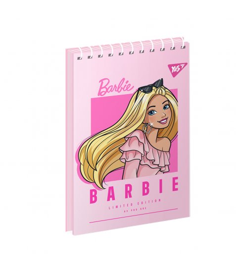 Зошит для записів YES А7 Barbie 80 аркушів клітинка