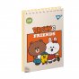 Зошит для записів YES А7 Line Friends 80 аркушів клітинка