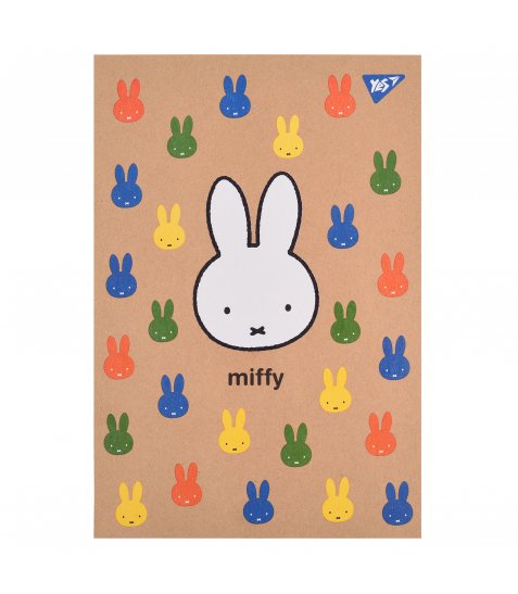 Блокнот YES Miffy В5 80 аркушів клітинка