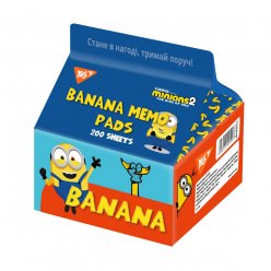 Папір для записів YES Tetra Pak Minions 200 арк., 7*7,5см