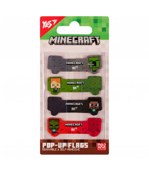 Закладки Pop-up Yes Minecraft, пластик, 80 шт