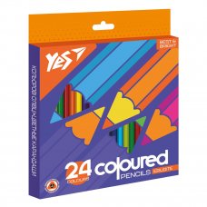 Олівці кольорові YES 24 кол Erudite