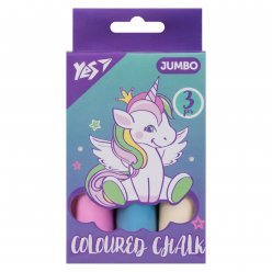 Крейда кольорова Yes Glamour 3 шт JUMBO