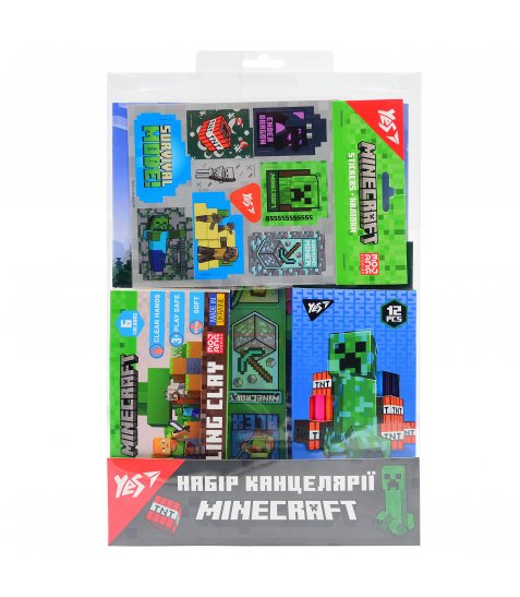 Набір канцелярії Yes Minecraft 5 предметів