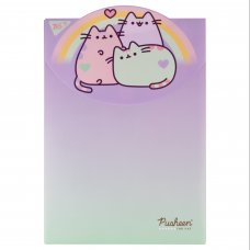 Папка конверт YES А4 на липучці Pusheen вертикальна