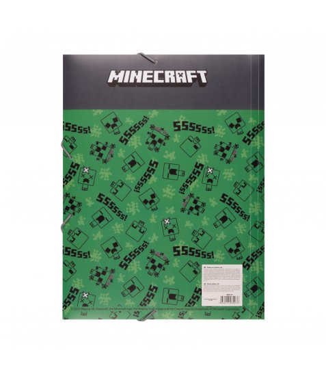 Папка на резинці Yes Minecraft Creepers A4