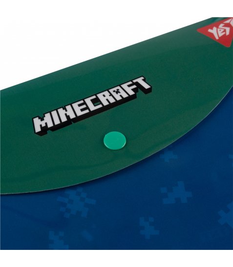 Папка конверт на кнопці Yes Minecraft Creeper B5