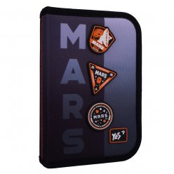 Пенал твердий одинарний з двома клапанами Yes Mars HP-04