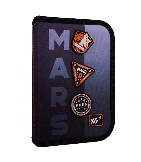 Пенал твердий одинарний з двома клапанами Yes Mars HP-04