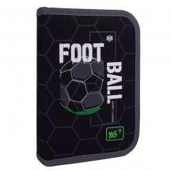 Пенал твердий YES одинарний з клапаном HP-03 Football TIme