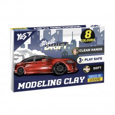 Пластилін Yes Drift King 8 кольорів 160 г