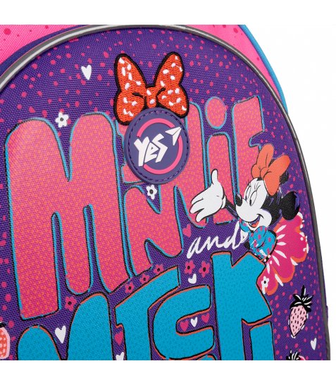 Рюкзак шкільний напівкаркасний YES S-74 Minnie Mouse