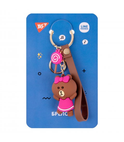 Брелок YES колекція Line Friends Choco