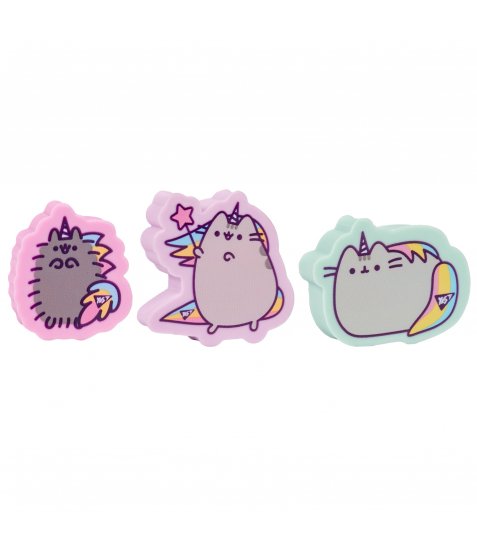 Гумка фігурна Yes Pusheen 3 дизайна мікс