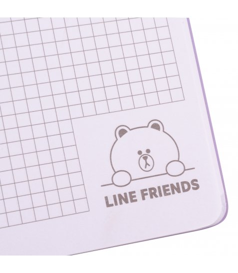 Зошит для записів Yes А4 40 арк з висічкою Line Friends клітинка