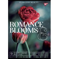 Зошит для записів Yes Romance blooms А4 48 аркушів клітинка