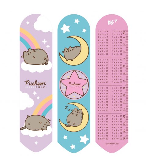 Закладка 2D Yes Pusheen rainbow