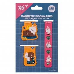 Закладки магнітні Yes Line Friends 3 шт