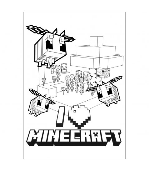 Розмальовка Yes Minecraft А4 12 стор.