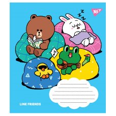 А5/12 YES Line friends, нотний зошит