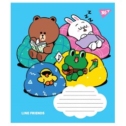 А5/12 YES Line friends, нотний зошит