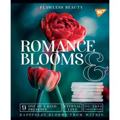 А5/36 кл. YES Romance blooms, зошит для записів