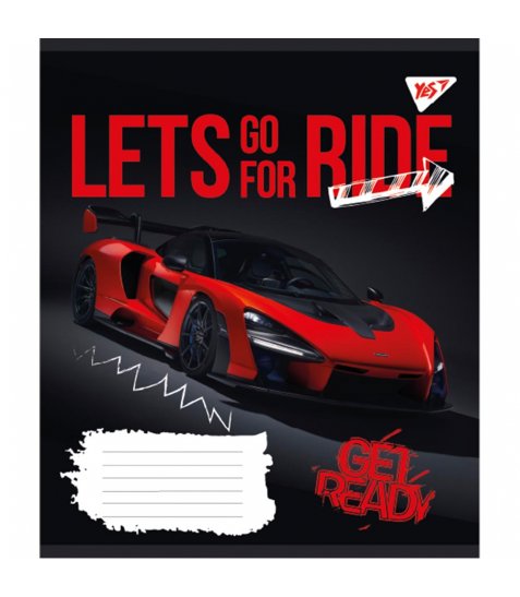 Зошит для записів Yes Lets go for ride 48 аркушів лінія