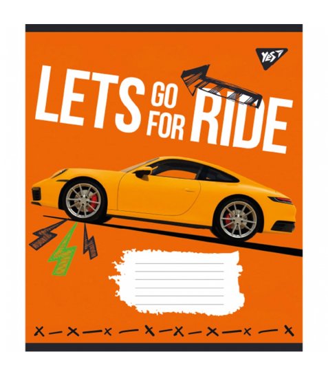 Зошит для записів Yes Lets go for ride 48 аркушів лінія