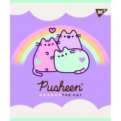 Зошит YES Pusheen 12 аркушів лінія