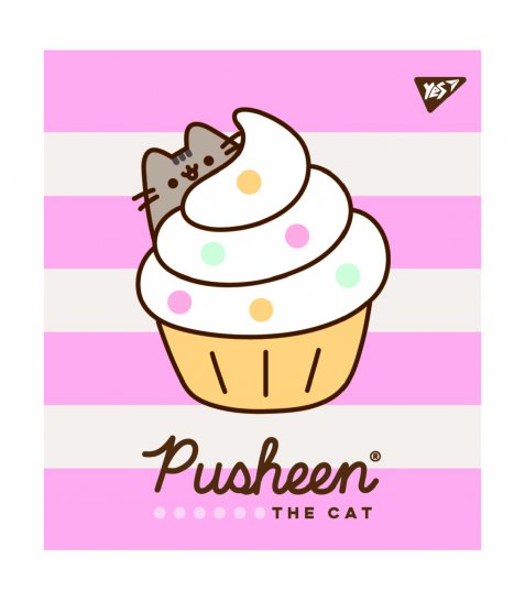 Зошит YES Pusheen 12 аркушів лінія