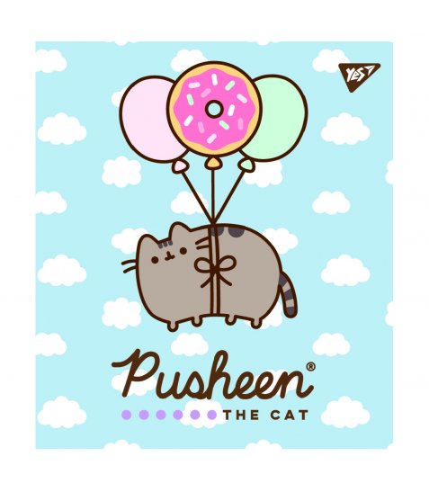 Зошит YES Pusheen 12 аркушів лінія