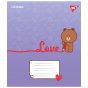 Зошит шкільний Yes Line Friends. Love letter А5 12 аркушів коса лінія