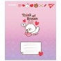 Зошит шкільний Yes Line Friends. Love letter А5 12 аркушів коса лінія