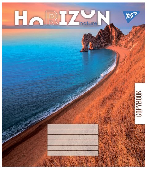 Зошит шкільний Yes Horizon nature А5 24 аркушів клітинка