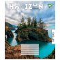 Зошит шкільний Yes Horizon nature А5 24 аркушів клітинка