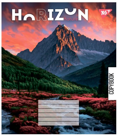 Зошит шкільний Yes Horizon nature А5 24 аркушів лінія