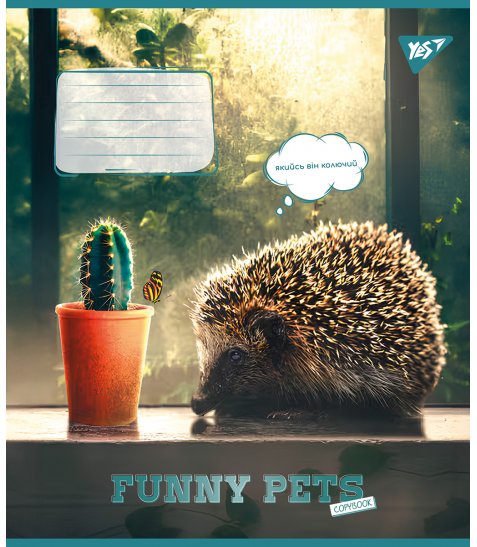 Зошит для записів Yes Funny pets А5 36 аркушів лінія