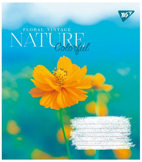 Зошит для записів Yes Nature colorful А5 36 аркушів лінія