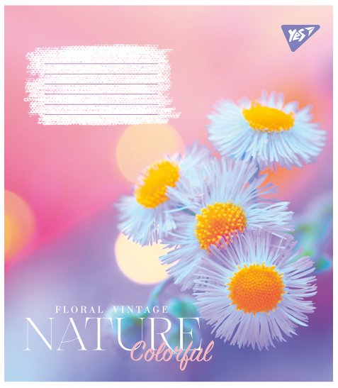 Зошит для записів Yes Nature colorful А5 36 аркушів лінія