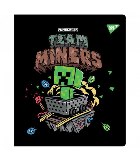 Зошит YES Minecraft. Team 18 аркушів лінія