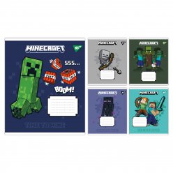 Зошит учнівський шкільний Yes Minecraft Signs А5 18 аркушів клітинка