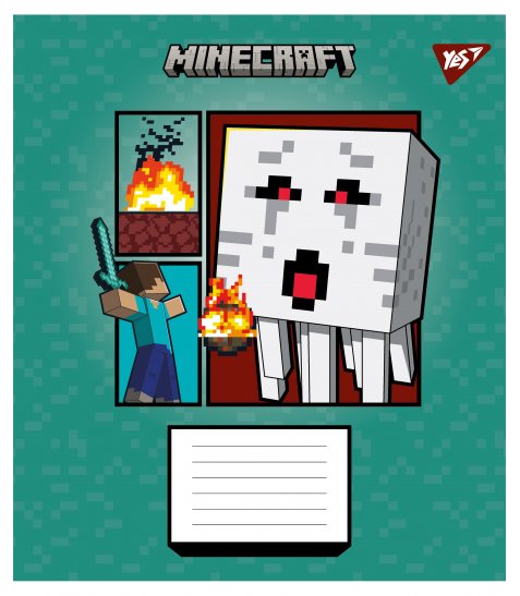 Зошит учнівський шкільний Yes Minecraft Arrows А5 18 аркушів лінія