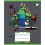 Зошит учнівський шкільний Yes Minecraft Heroes А5 12 аркушів клітинка