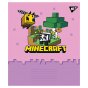 Зошит учнівський шкільний Yes Minecraft Spring А5 12 аркушів коса лінія