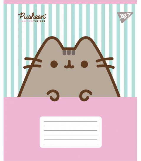 Зошит учнівський шкільний Yes Pusheen Candy А5 12 аркушів лінія