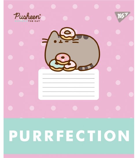 Зошит учнівський шкільний Yes Pusheen Candy А5 12 аркушів лінія